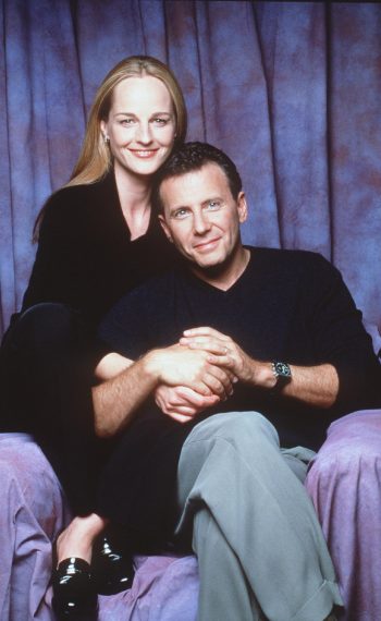 Helen Hunt and Paul Reiser as Jamie and Paul Buchman in Mad About You