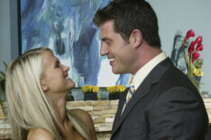 Jessica Bowlin and Jesse Palmer in The Bachelor