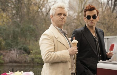 Michael Sheen and David Tenant in Good Omens