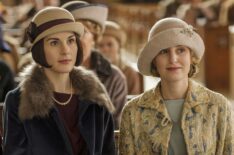 Downton Abbey - Michelle Dockery as Lady Mary and Laura Carmichael as Lady Edith