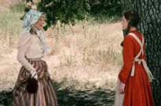 Little House on the Prairie - Alison Arngrim as Nellie Oleson and Melissa Gilbert as Laura Ingalls