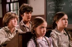 Jason Bateman, Matthew Labyorteaux, Melissa Francis, and Rachel Lindsay Greenbush in Little House on the Prairie