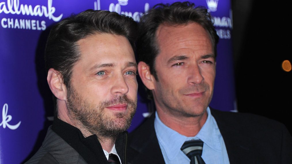 Luke Perry and Jason Priestley