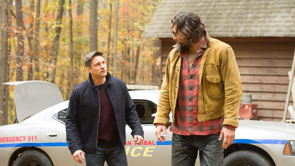 Martin Henderson and Jason Momoa in The Red Road