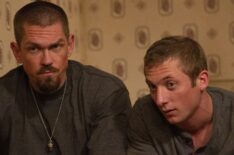 Steve Howey as Kev and Jeremy Allen White as Lip in Shameless