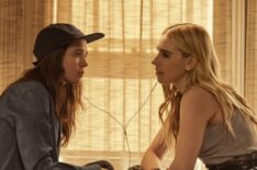 Ellen Page as Shawna and Zosia Mamet as Claire in Tales of the City