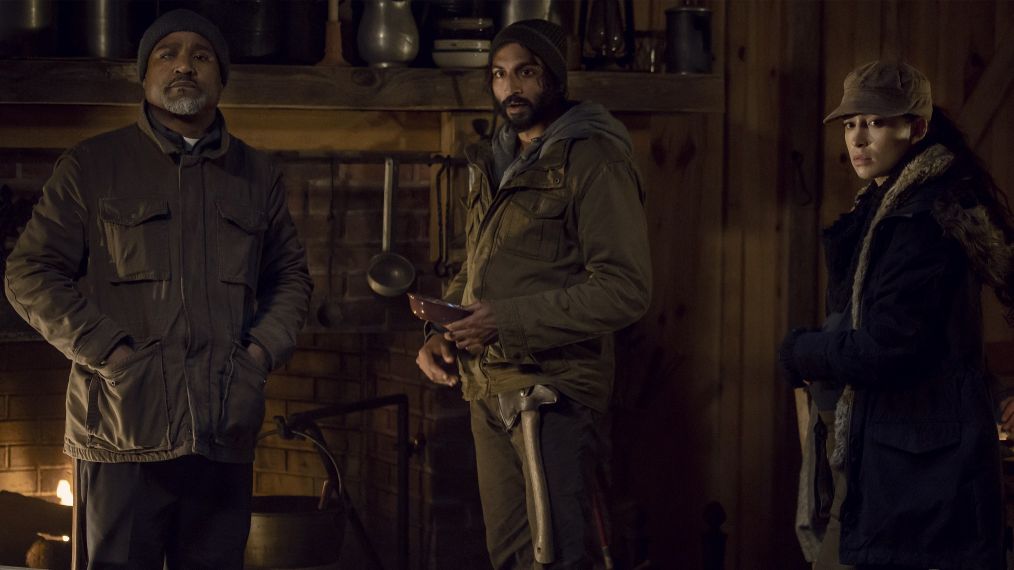 Seth Gilliam as Father Gabriel Stokes, Avi Nash as Siddiq, Christian Serratos as Rosita Espinosa - The Walking Dead - Season 9, Episode 16