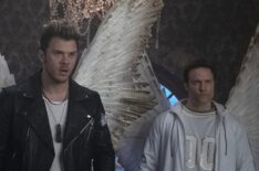 Jimmy Tatro and Scott Porter in Charmed as angels