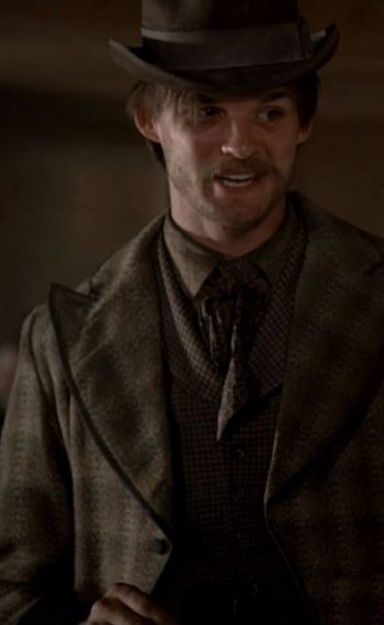 Austin Nichols as Morgan Earp in Deadwood