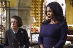 NCIS: Los Angeles - Linda Hunt (Hetty Lange) and Nia Long (Executive Assistant Director Shay Mosley)
