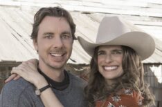 Dax Shepard as Mike and Lake Bell as Rio in Bless This Mess