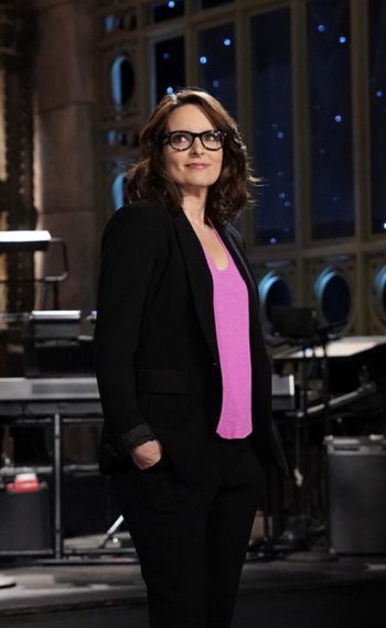 Tina Fey during a promo in Studio 8H - Saturday Night Live - Season 43