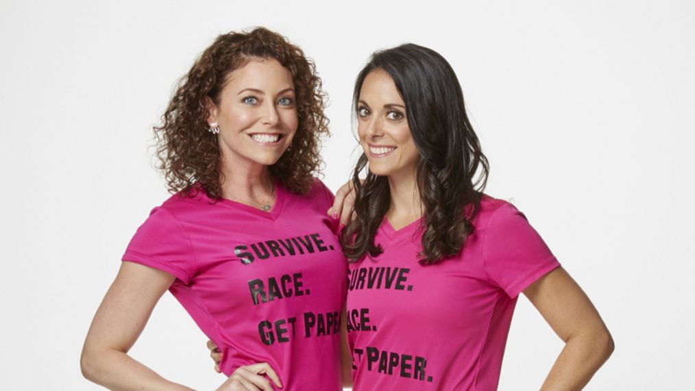 Corinne Kaplan and Eliza Orlins in The Amazing Race