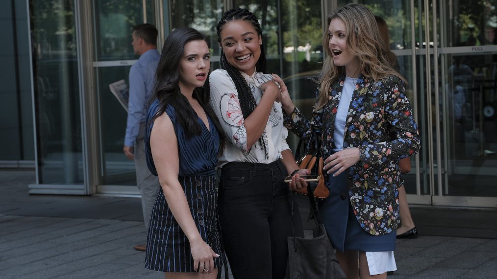 Katie Stevens, Aisha Dee, and Meghann Fahy in The Bold Type - 'The New Normal'