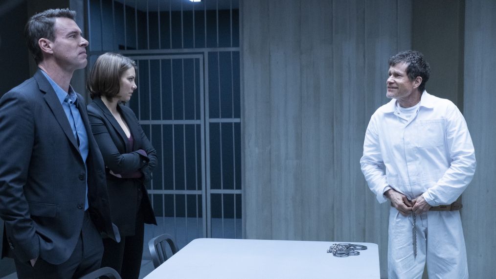 Scott Foley, Lauren Cohan, and Dylan Walsh in Whiskey Cavalier