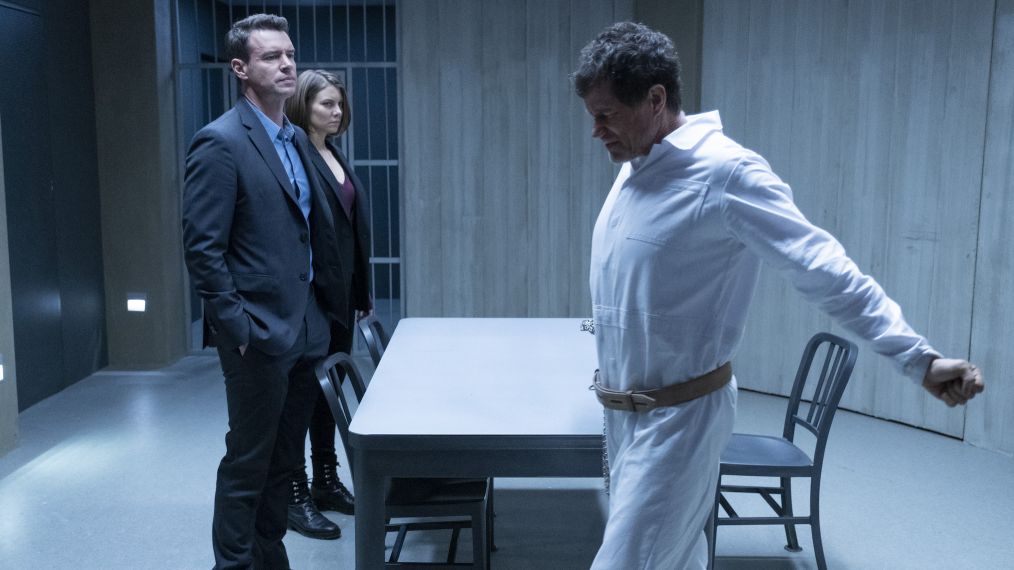 Scott Foley, Lauren Cohan, and Dylan Walsh in Whiskey Cavalier