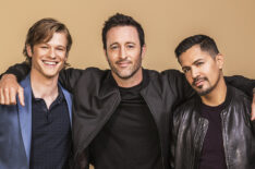 Lucas Till, Alex O'Loughlin, and Jay Hernandez at Paley Fest LA