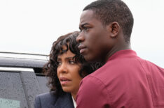 Sanaa Lathan as Nina Harrison and Damson Idris as Dorian Harrison in The Twilight Zone episode Replay