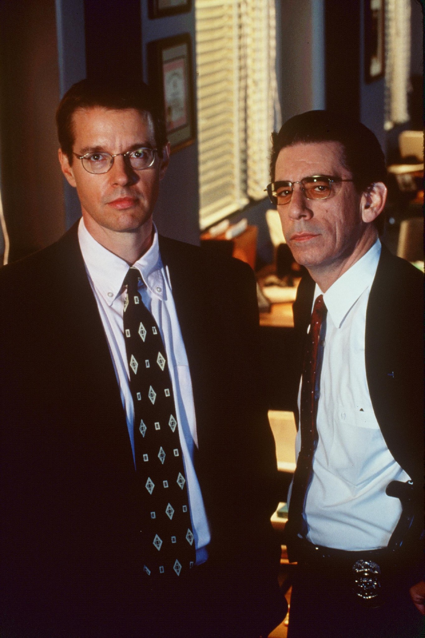 Kyle Secor and Richard Belzer star in 'Homicide: Life on the Street'