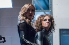 Arrow - 'Lost Canary' - Katie Cassidy as Laurel Lance/Black Siren and Carmel Amit as Aviva Metula/Shadow Thief