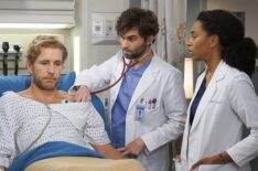 Brett Tucker, Jake Borelli, Kelly McCreary in Grey's Anatomy