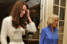 Royal Wedding - Evening Celebrations At Buckingham Palace - Catherine, Duchess of Cambridge, and Camilla, Duchess of Cornwall
