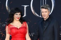 Camille O'Sullivan and Aidan Gillen attend the 'Game Of Thrones' Season 8 Premiere