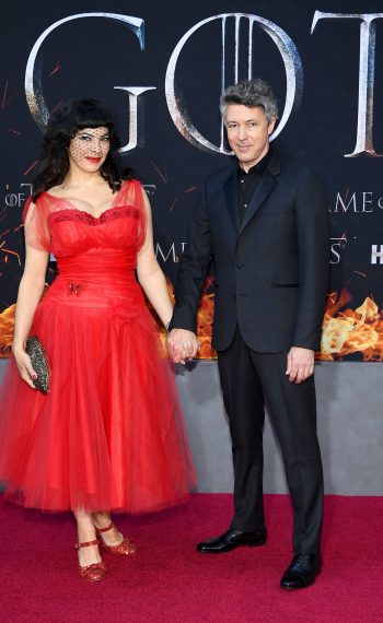 Camille O'Sullivan and Aidan Gillen attend the 'Game Of Thrones' Season 8 Premiere