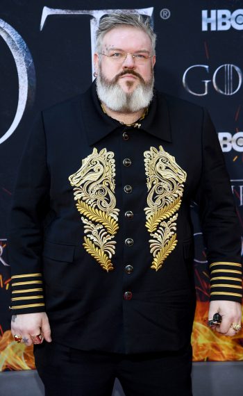 Kristian Nairn attends the Game Of Thrones Season 8 Premiere in April 2019