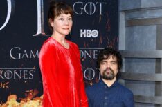 Erica Schmidt and Peter Dinklage attend the 'Game Of Thrones' Season 8 Premiere