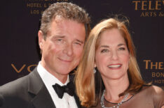 Kassie DePaiva and husband James DePaiva attend the 2016 Daytime Emmy Awards