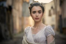 Lily Collins in Les Miserables