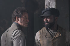 Les Miserables - Dominic West as Jean Valjean and David Oyelowo as Javert