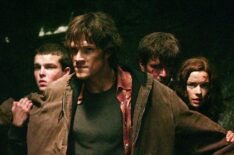 Alden Ehrenreich, Jared Padalecki, Graham Wardle, and Gina Holden in Supernatural