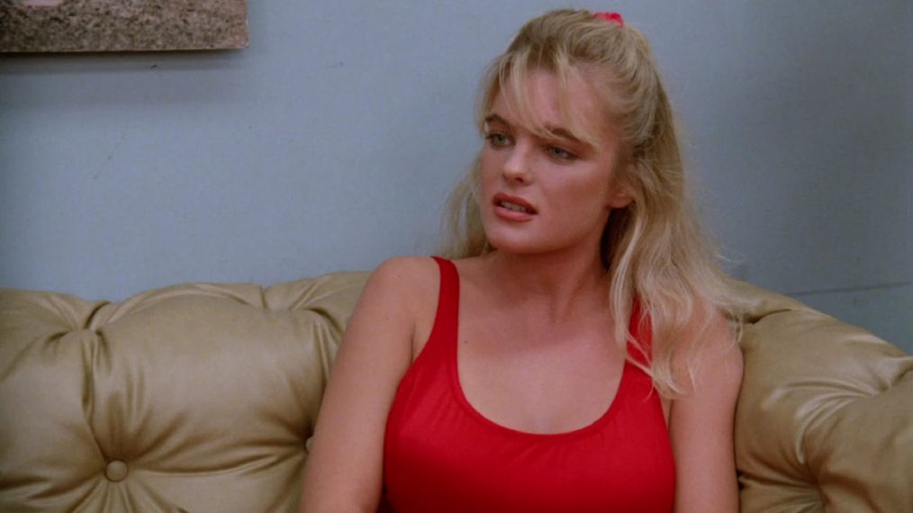 baywatch erika eleniak. hits his head and dreams... 