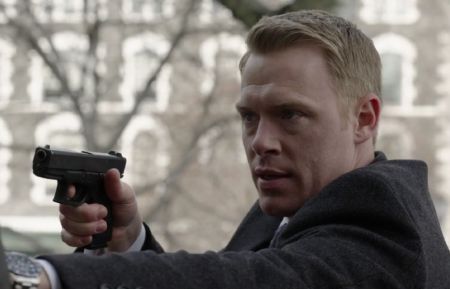 The Blacklist - Diego Klattenhoff as Donald Ressler holding a gun