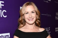 Angela Kinsey attends the premiere of 'Half Magic'