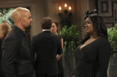 Shemar Moore and Julia Pace Mitchell in The Young And The Restless