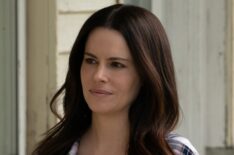 Emily Hampshire as Stevie in Schitt's Creek