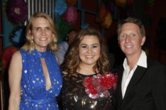 Colleen Bell, Angelica McDaniel, and Bradley Bell attend The 46th Annual Daytime Emmy Awards