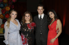 Hunter King, Angelica McDaniel, Michael Mealor, and Sasha Calle at The 46th Annual Daytime Emmy Awards