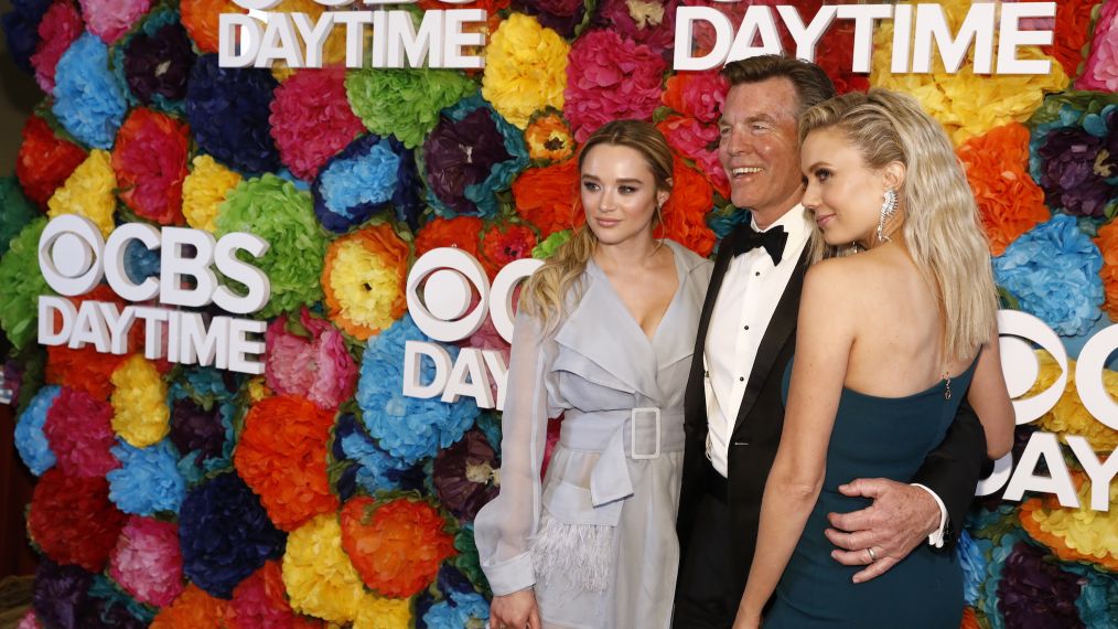 Hunter King, Peter Bergman, and Melissa Ordway at the The 46th Annual Daytime Emmy Awards