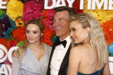 Hunter King, Peter Bergman, and Melissa Ordway at the The 46th Annual Daytime Emmy Awards