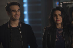 Alberto Rosende and Emeraude Toubia in Shadowhunters