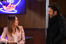 Elizabeth Hendrickson (Margaux) and Coby Ryan McLaughlin (Shiloh) in General Hospital