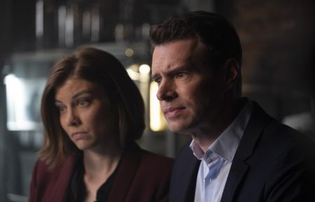 Lauren Cohan and Scott Foley in 'Whiskey Cavalier'