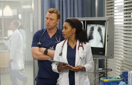 Kevin McKidd and Kelly McCreary in Grey's Anatomy