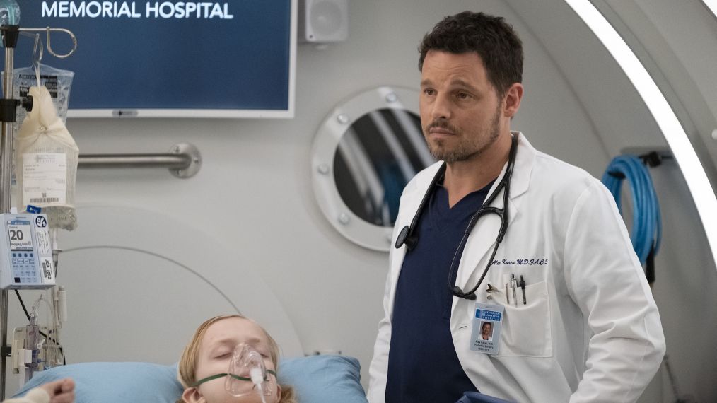 Christian Ganiere and Justin Chambers in Grey's Anatomy