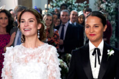 On Red Nose and a Wedding - Lily James and Alicia Vikander