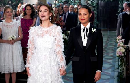 On Red Nose and a Wedding - Lily James and Alicia Vikander